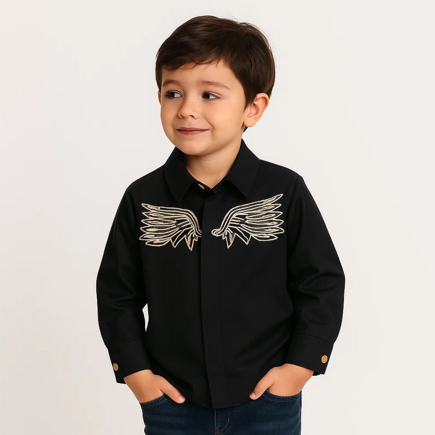 Silver wings - Kids shirt