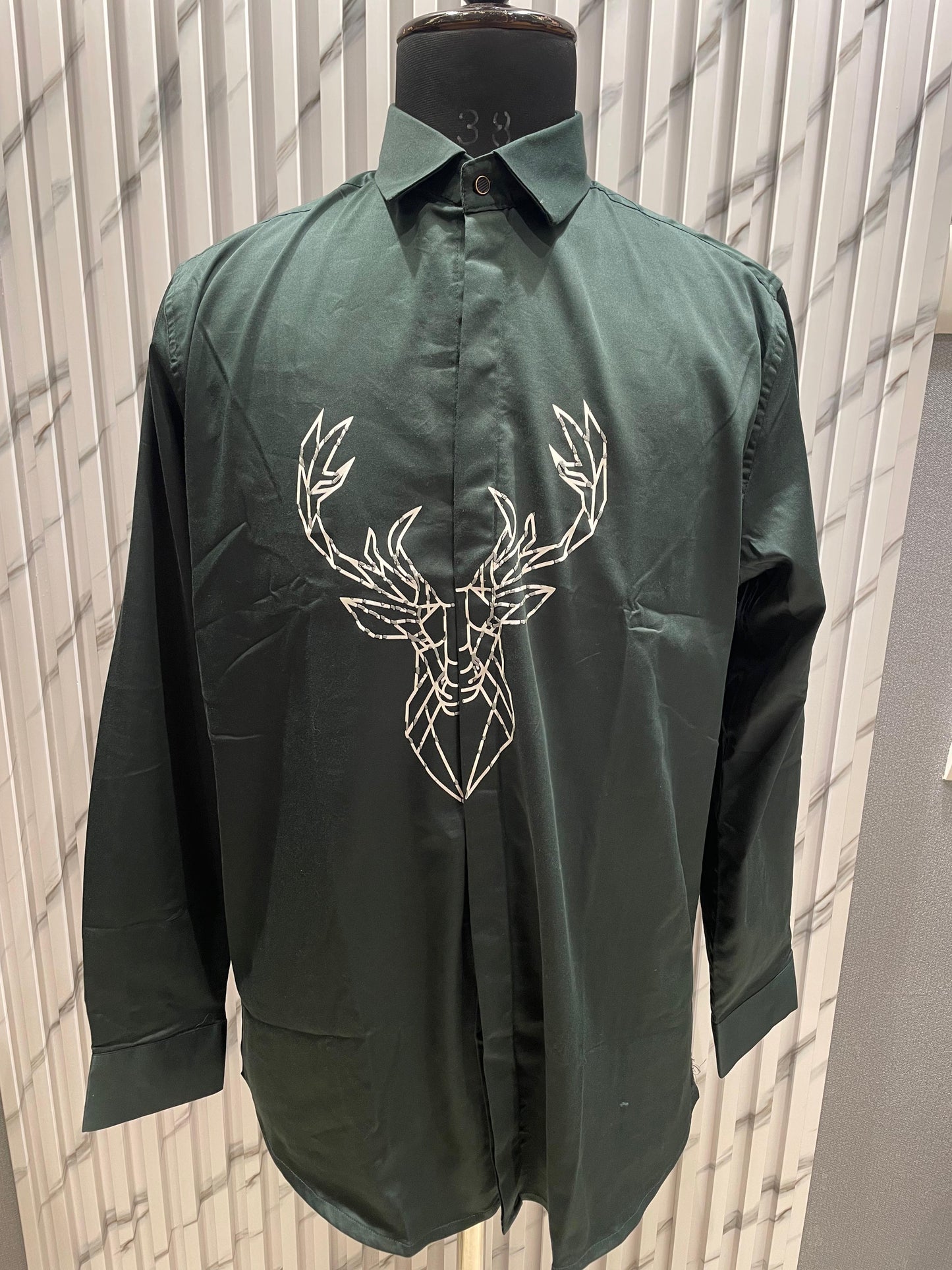 Designer Deer Stone - Green