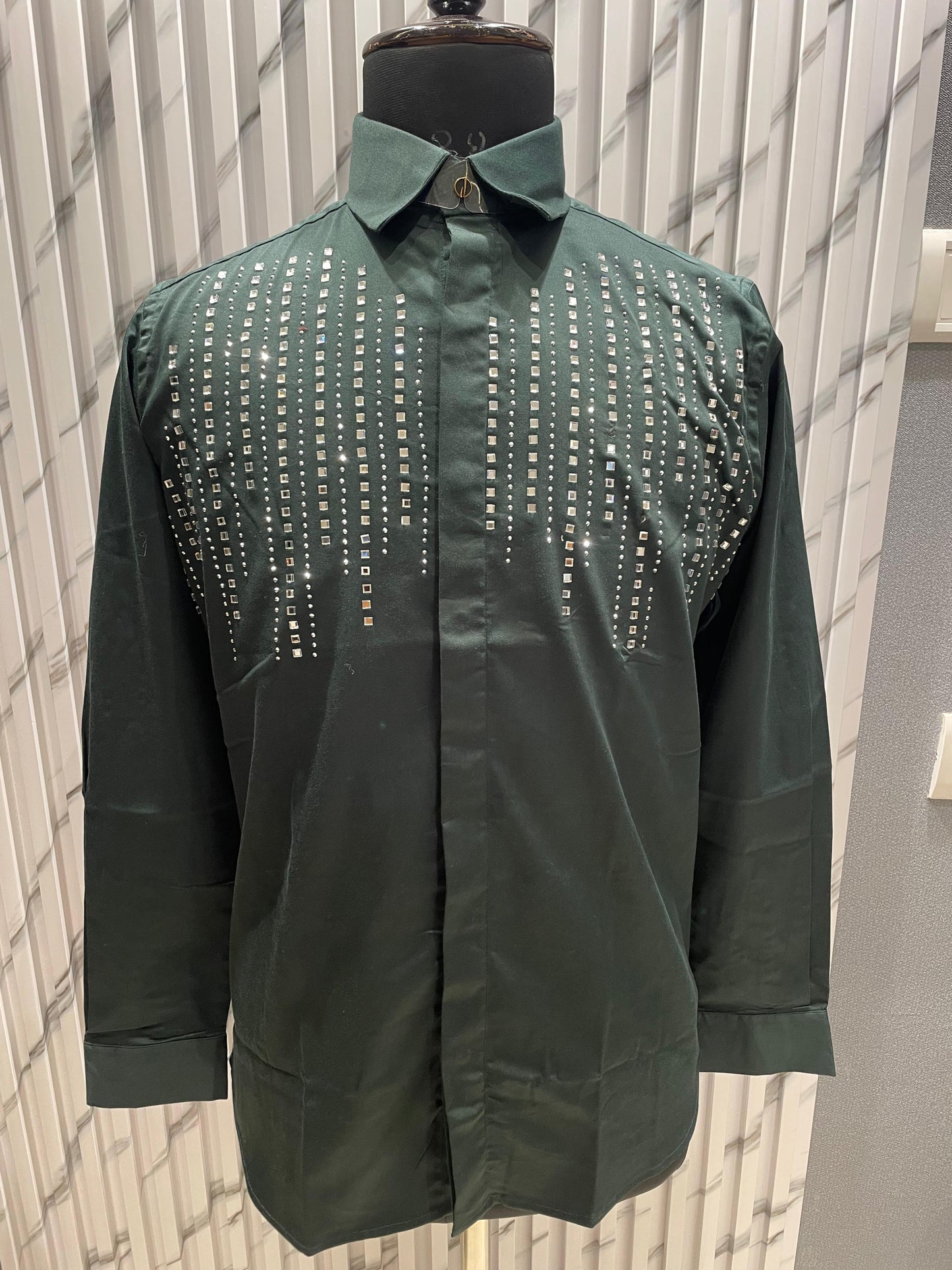 Designer Line Stone - Green