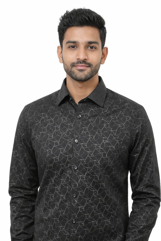 Black geometric #2