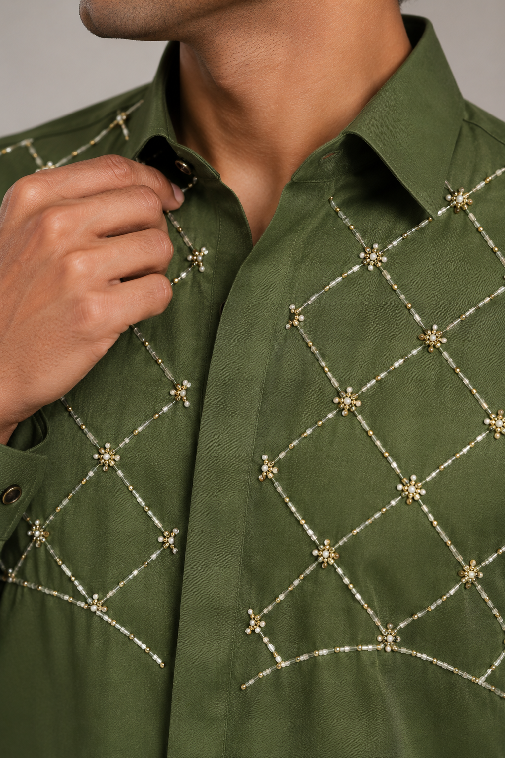 BEADED LATICE