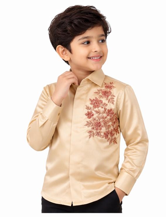 GOLDEN FLORAL SHIRT