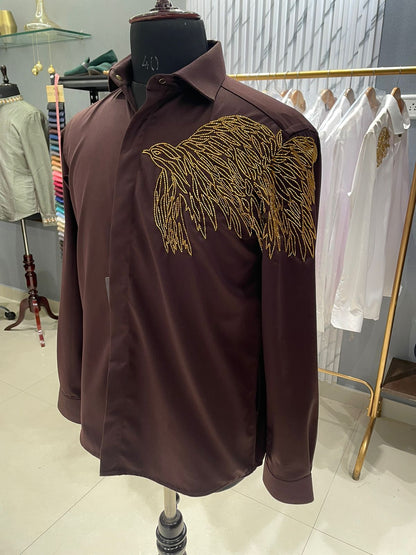 Designer shirts for wedding in india