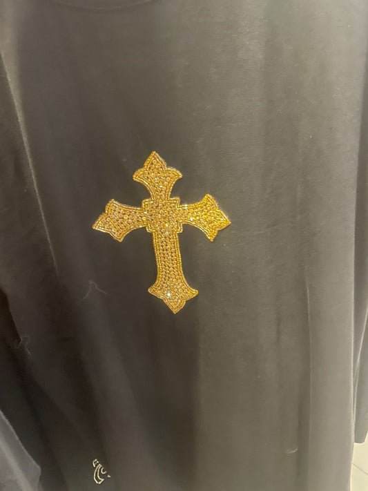TSHIRT GOLD CROSS