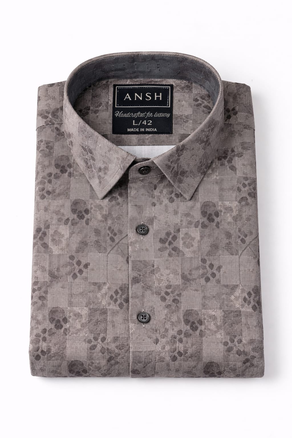 Classic grey pattern shirt